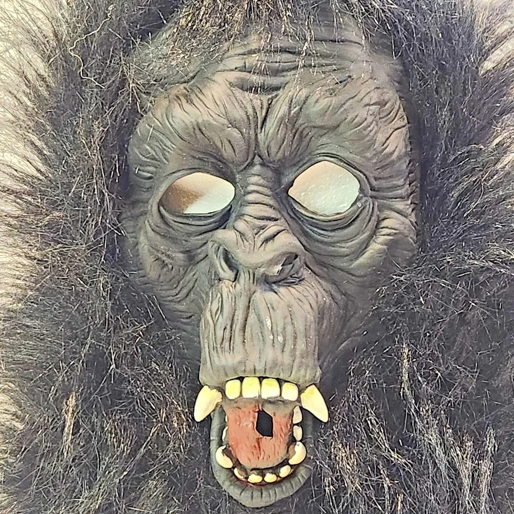 Gorilla Ape King Kong Monkey Head Rubber Mask Adult Size Halloween Costume